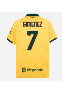 AC Milan Santiago Gimenez #7 Fotballdrakt Tredje Klær 2025-26 Korte ermer